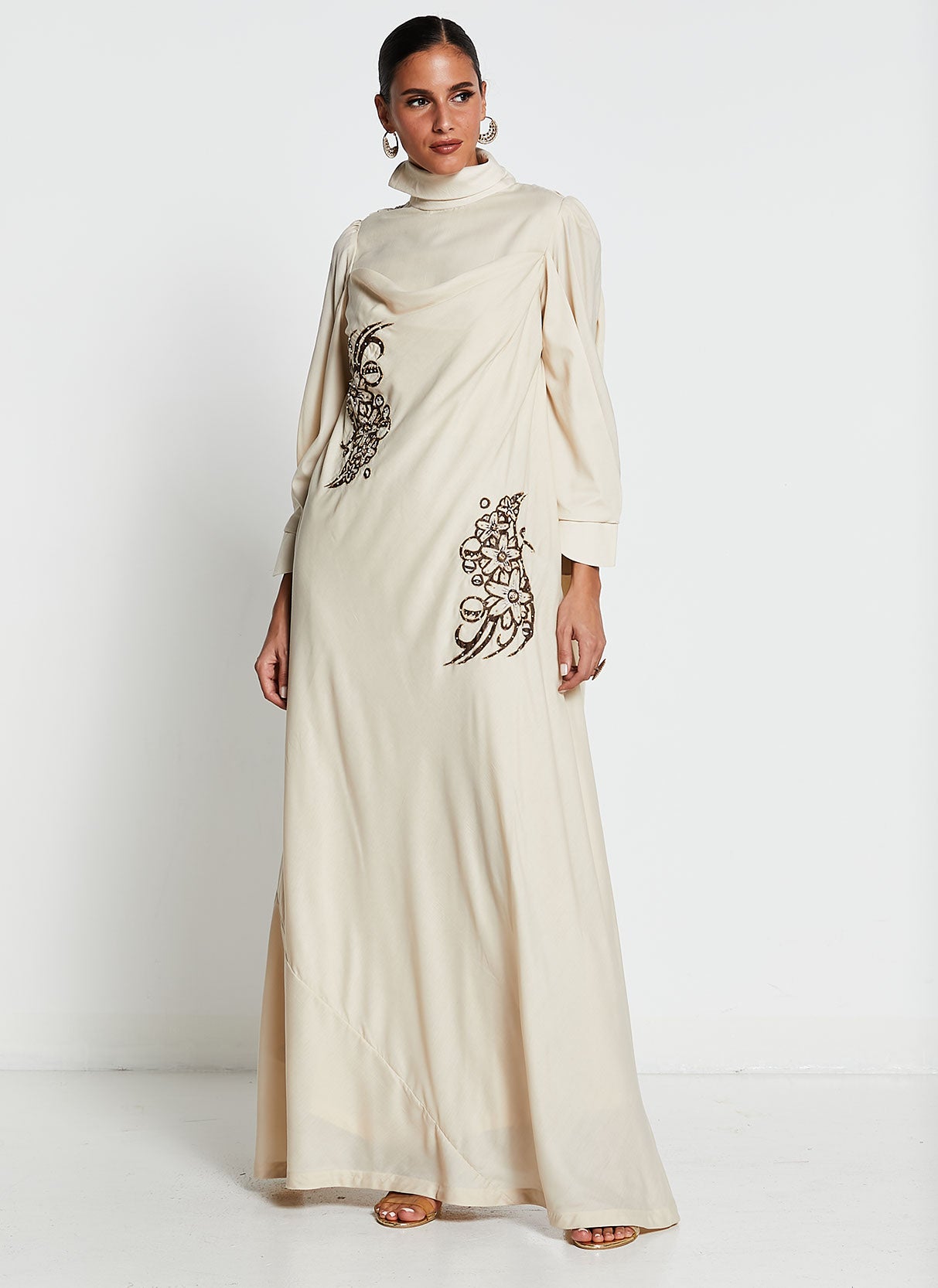 Bhagalpuri Silk Embellished Gown