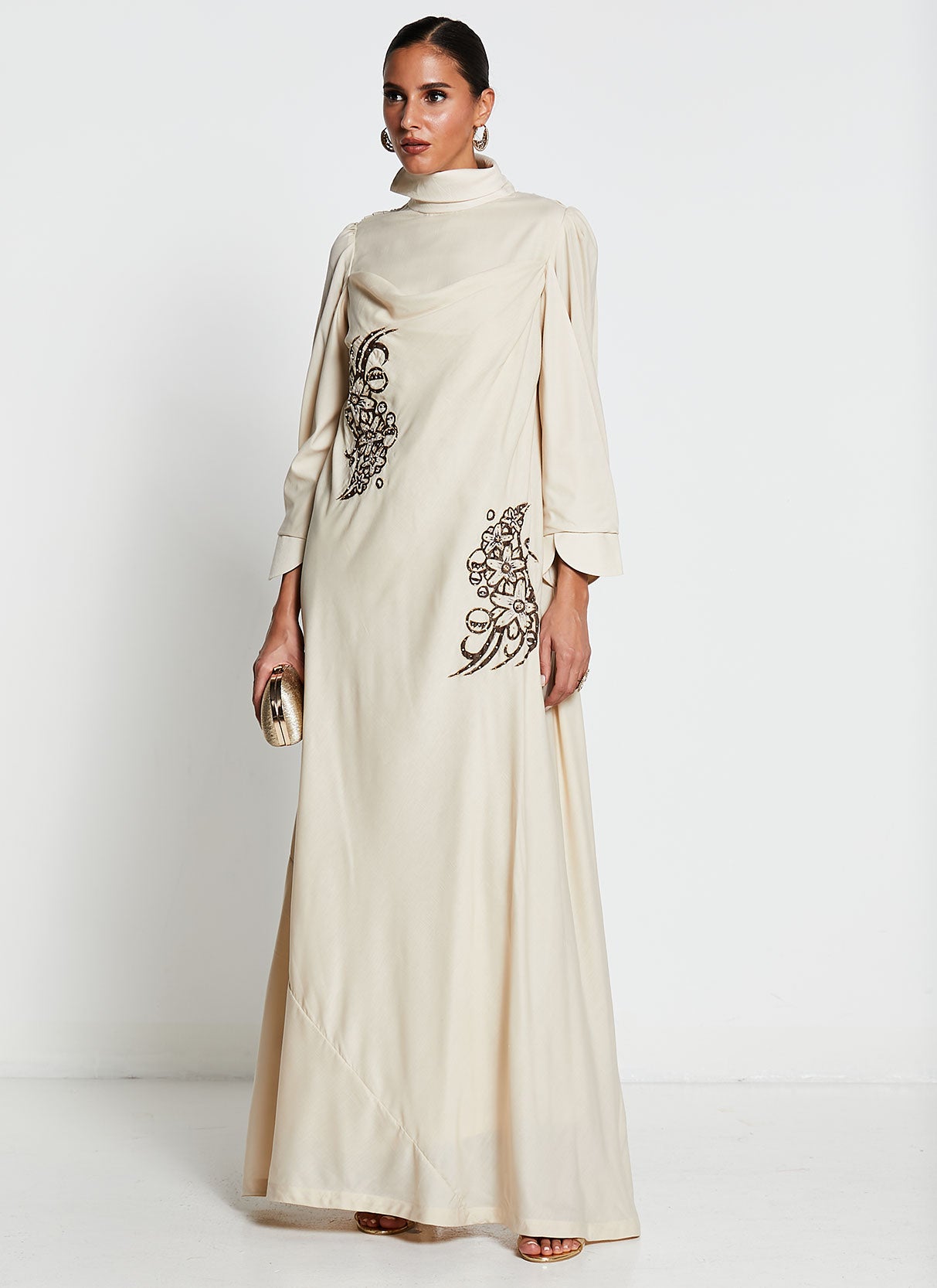 Bhagalpuri Silk Embellished Gown