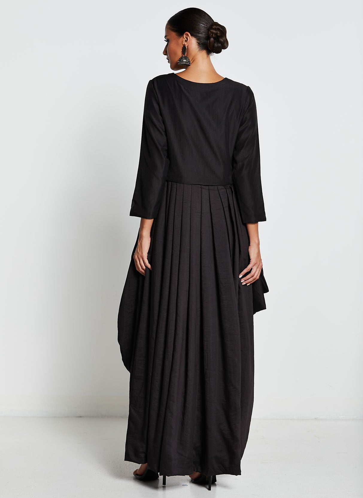 Muslin Silk Embellished Gown