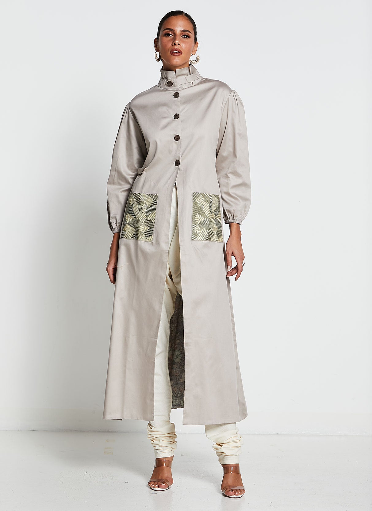Art Silk Jacket Dress
