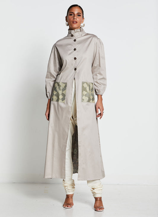 Art Silk Jacket Dress