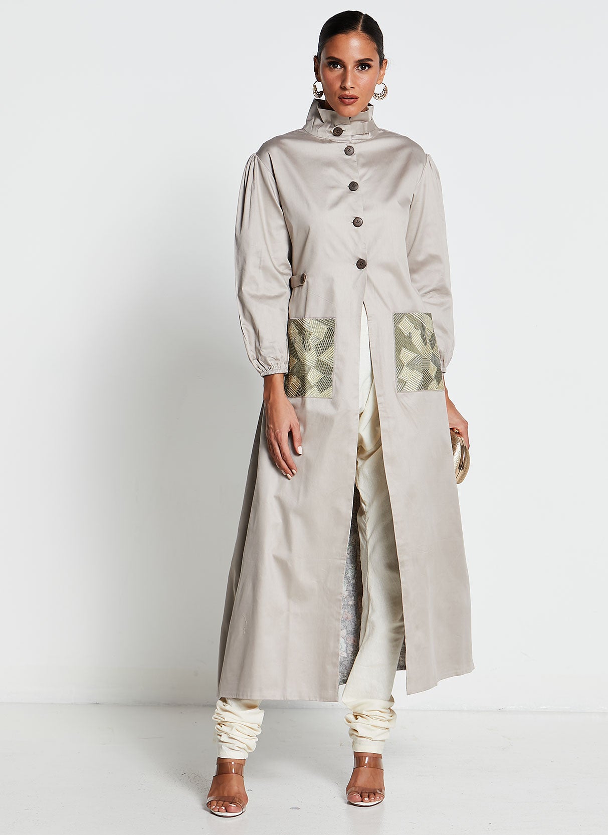 Art Silk Jacket Dress
