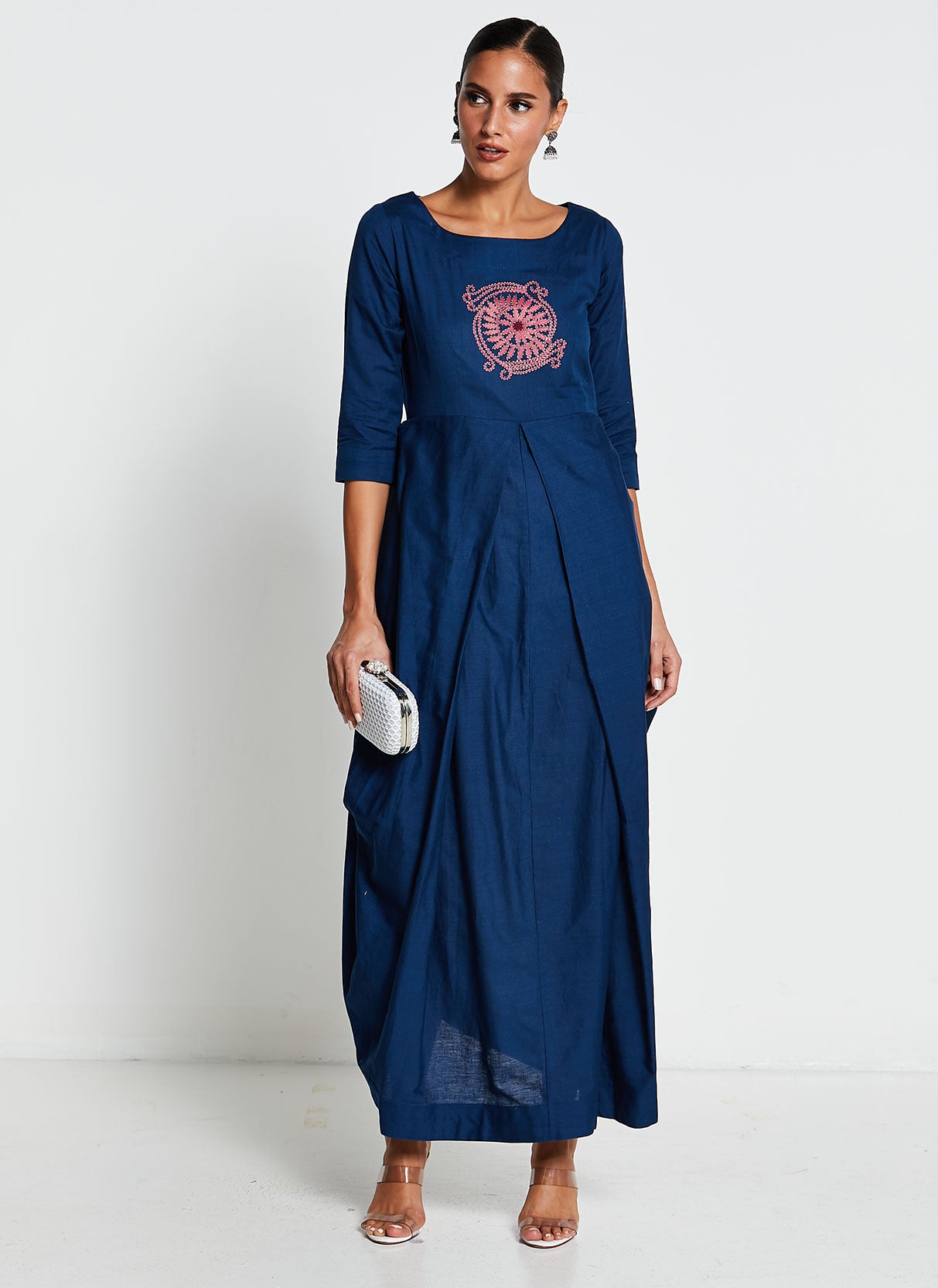Chic Asymmetrical Linen Dress
